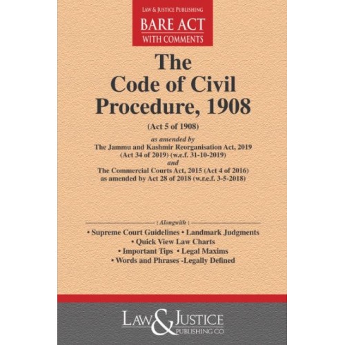 Law & Justice Publishing Co's The Code of Civil Procedure, 1908 (CPC) Bare Act 2023